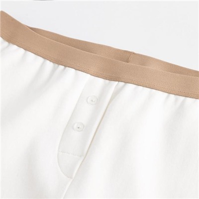 Брюки женские домашние MINAKU: Home collection, цвет экрю, размер 50