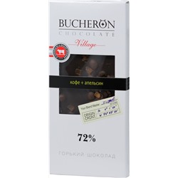 BUCHERON. Village. Горький с зернами кофе и апельсином 100 гр. карт.пачка