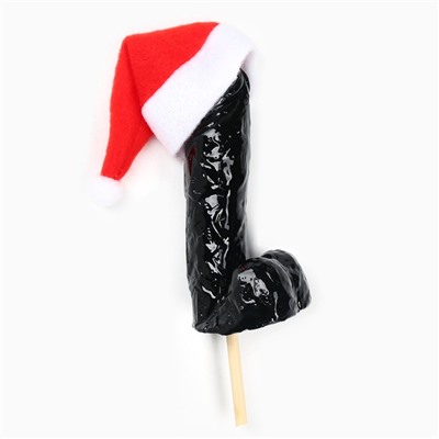 Леденец на палочке XXL «Новый год», вкус: кола, 140 г (18+)