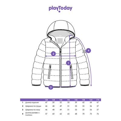 Куртка текстильная с полиуретановым покрытием для девочек