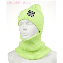 17-26-L Комплект флис (колпак+снуд) (50-54)