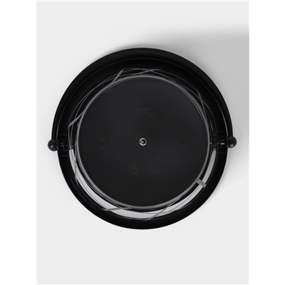 Ведро хозяйственное СибПолимер, 7 л, пластик, чёрное