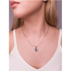 Подвеска кулон знак зодиака Весы серебро с фианитами и покрытием клиар купить 925 пробы п057рч Весы