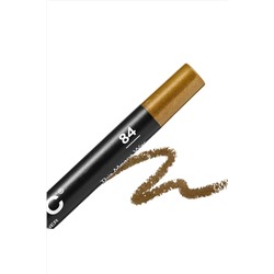 Provoc Гелевый карандаш-подводка для глаз водостойкий / Semi Permanent Gel Eye Liner №84 This Means War, оливковый с шиммером KRISTALLER, 1106759