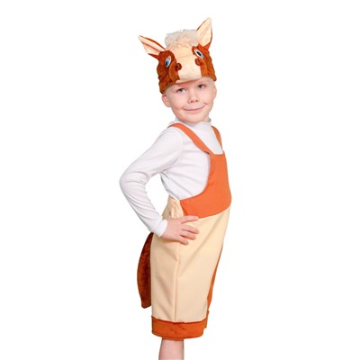 Карнавальный костюм «Коник»: полукомбинезон, шапочка, 3-6 лет, рост 98-116 см