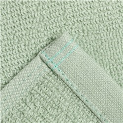 Полотенце махровое Love Life Border, 70×130 см, цвет оливковый, 100% хлопок, 380 г/м²