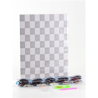 Алмазная мозаика по фото с полным заполнением «Vintage», на холсте с подрамником, 30×40 см