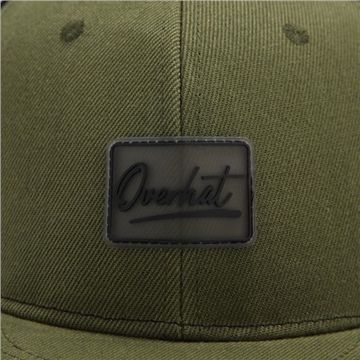 Кепка мужская с прямым козырьком Overhat, цвет зелёный, сетка, р-р 56