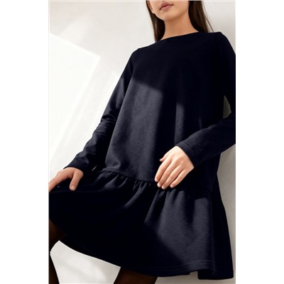 Платье из футера для девочки Happyfox