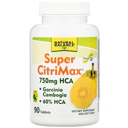 Natural Balance, Супер CitriMax, 90 таблеток