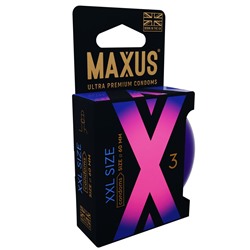 Презервативы Maxus XXL увеличенного размера - 3 шт.