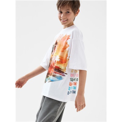 Фуфайка трикотажная для мальчиков (футболка)