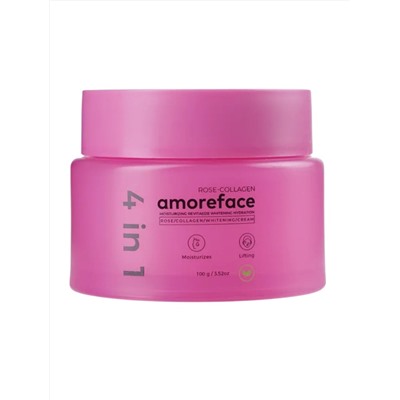 Amoreface Крем для лица 4 в 1 с коллагеном и экстрактом розы / Rose-Collagen Whitening Cream, 100 г 28071