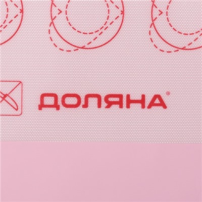 Коврик для выпечки армированный Доляна «Макарун», силикон, 40×30 см