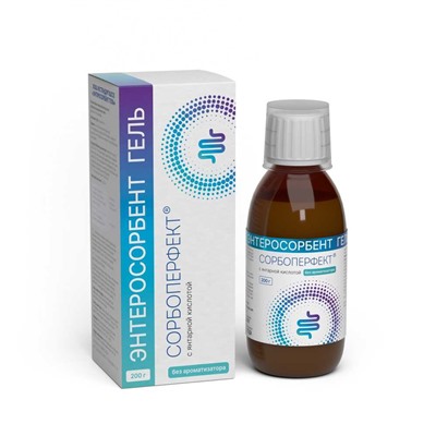 Энтеросорбент гель для кишечника при отравлении и похмелье 200 мл