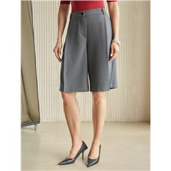 Шорты-бермуды  из эластичной поливискозы