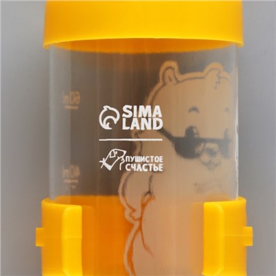 Поилка для грызунов 80 мл, 9×4.5 см, микс цветов