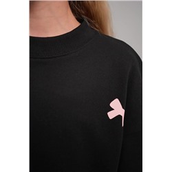 Свитшот оверсайз для девочки из футера трехнитки Happyfox