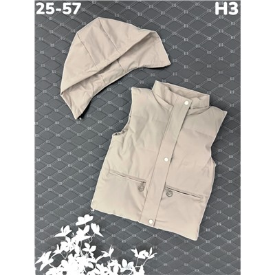 Жилет H3 бежевый