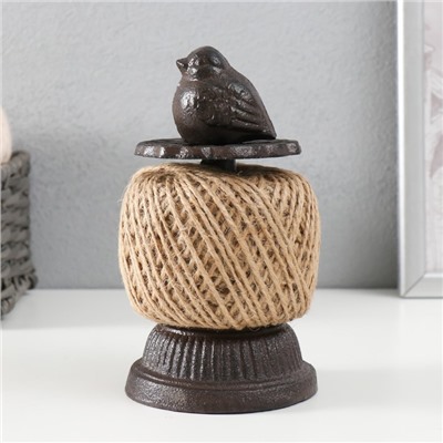 Фигурка-катушка для ниток «Птенчик», чугун, 8.5×8.5×16 см