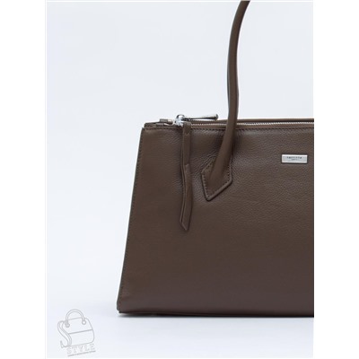 Сумка женская кожаная 9678SP cappuccino Velina Fabbaino-Safenta