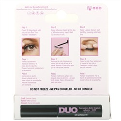 DUO, Rosewater & Biotin Striplash Adhesive, Dark, 0.18 oz (5 g)