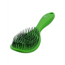 Kristaller Расчёска массажная для волос / Вогнутая 975, пластик, 22 см, салатовый 27924