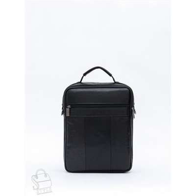 Сумка мужская кожаная 7905-4 black Fuzhinino