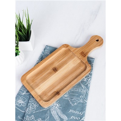 Доска для сервировки 14х32х1,5 см / DSH-604 /уп 80/ бамбук