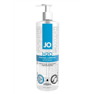 Лубрикант на водной основе JO Personal Lubricant H2O с дозатором - 480 мл.