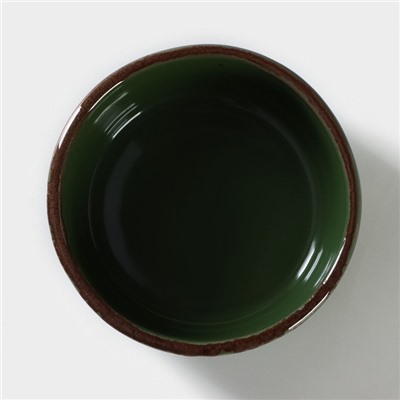 Салатник Хорекс Punto verde, 350 мл, 12×5 см, фарфор, зелёный