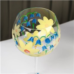 Бокал «Калиса», 600 мл, 11×21 см, стекло, разноцветный