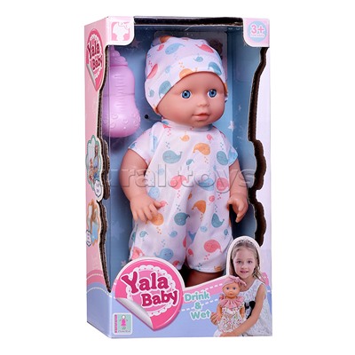 Пупс "Сережа" (пьет, писает) с аксессуарами, в коробке