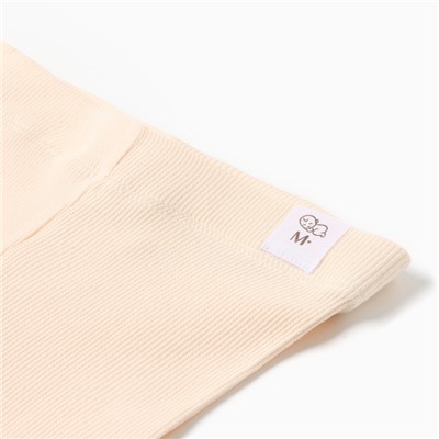 Комплект легинсов детских MINAKU: Basic Line BABY, рост 62-68 см, цвет кремовый, молочный