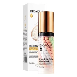 Основа под макияж 3 в 1 с экстрактом Риса, Гиалуроновой кислотой и Скваланом Bioaqua, 40 гр.