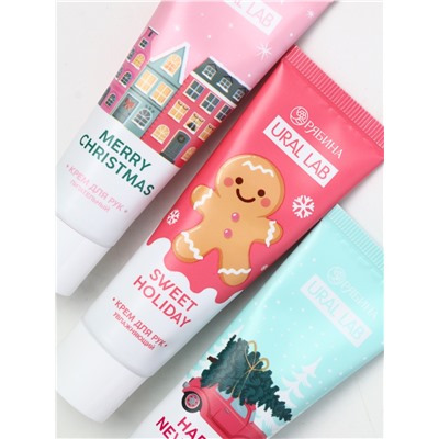 Крем для рук, новогодний набор 3 шт. × 30 мл, нежная забота, URAL LAB