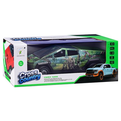 Машина"Дино" р/у, с дымом, 27 MHz, в коробке