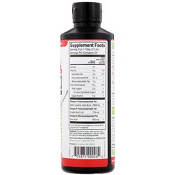 Barlean's, Seriously Delicious, омега-3 из льняного масла, смузи с клубникой и бананом, 2968 мг, 454 г (16 унций)