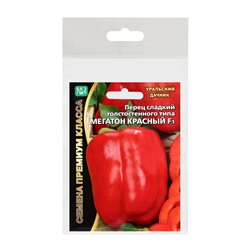 Семена Перец сладкий «Мегатон Красный», F1, 5 шт., «Мой выбор»