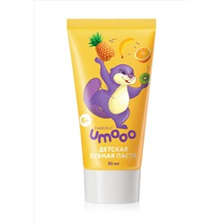 Детская зубная паста с фтором Umooo 6+