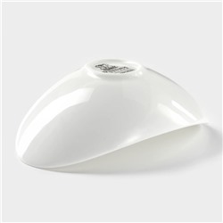 Салатник Wilmax Olivia, 13×9 см, фарфор, белый