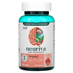 Schiff, Neuriva Brain Performance, Original, Strawberry, 50 Gummies