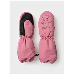 Варежки текстильные для девочек