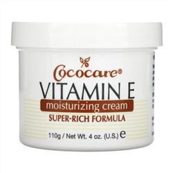 Cococare, Vitamin E Moisturizing Cream, 4 oz (110 g)