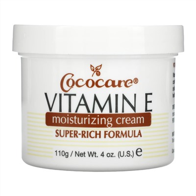 Cococare, Vitamin E Moisturizing Cream, 4 oz (110 g)