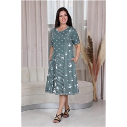 Платье 9141 (Олива)