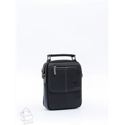 Сумка мужская кожаная 632M black Fuzhiniao