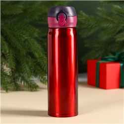 Подарочный набор новогодний «С Новым годом», чай 50 г, крем-мед 120 г, носки 36-39 р, термос 500 мл, арахис в глазури 100 г