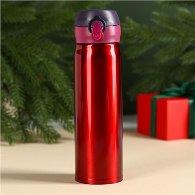 Подарочный набор новогодний «С Новым годом», чай 50 г, крем-мед 120 г, носки 36-39 р, термос 500 мл, арахис в глазури 100 г