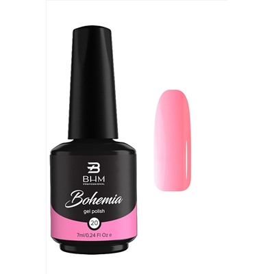 BHM Professional Гель-лак для ногтей / Sweet candy 020, 7 мл KRISTALLER, 1107288